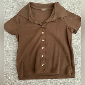 Pacsun collard crop top